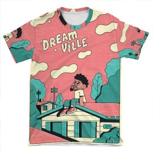 J Cole Dreamville AOP T-shirt Tee