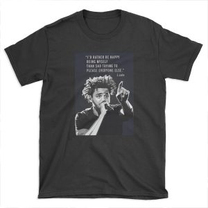 J. Cole - I'd Rather Be Happy Being Myself T-shirt Tee
