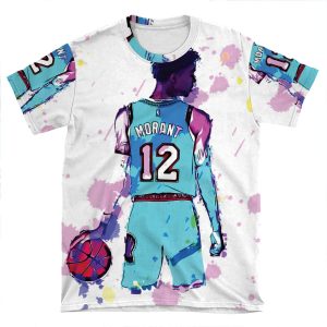 Ja Morant P2 AOP T-shirt Tee