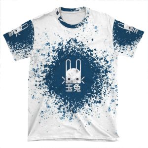 Jade Rabbit Splatter AOP T-shirt Tee