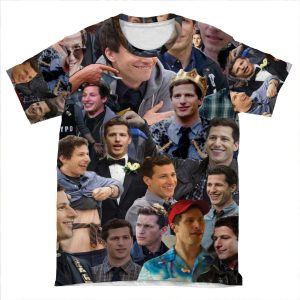 Jake Peralta Collage AOP T-shirt Tee