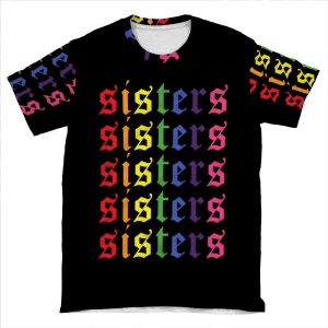 James Charles Sisters Artistry Logo Repeating AOP T-shirt Tee