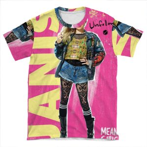 Janis Mean Girls The Musical - With Background AOP T-shirt Tee
