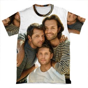 Jared, Jensen & Misha AOP T-shirt Tee