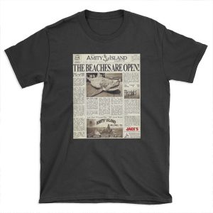 Jaws - Newspaper Front Page T-shirt Tee