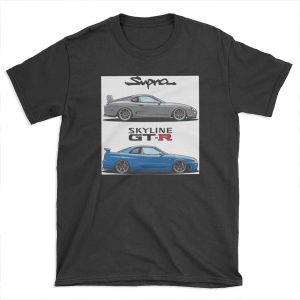 JDM - War Machines (GT-R R34 & Supra) T-shirt Tee