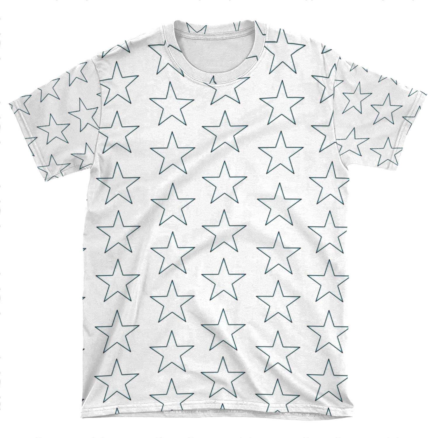 Jem - Star Patterns AOP T-shirt Tee