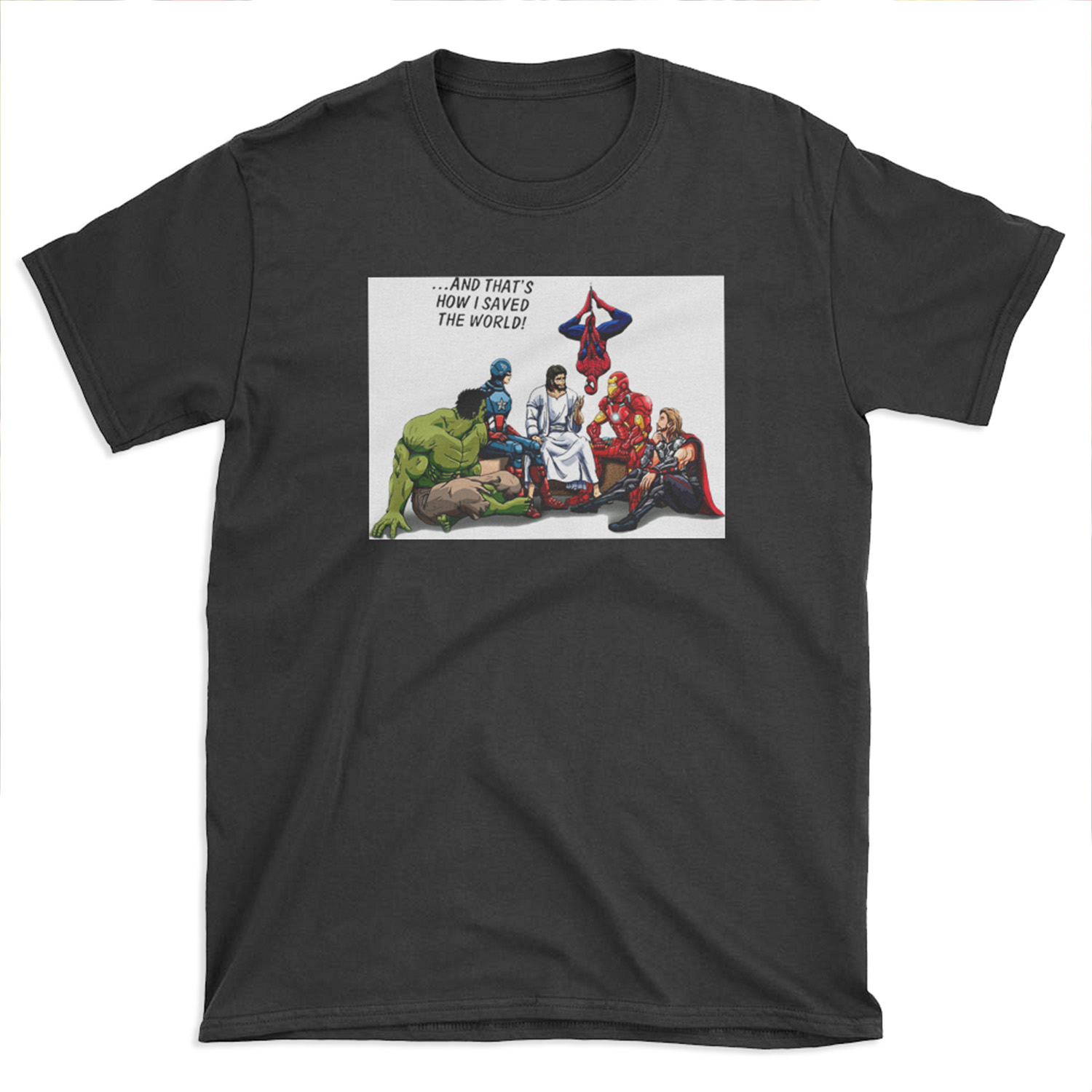 Jesus and His Heroes Friends T-shirt Tee