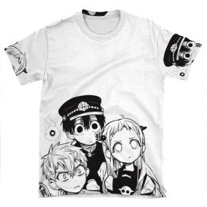 Jibaku Shounen Hanako-Kun Toilet Bound Hanako-Kun AOP T-shirt Tee