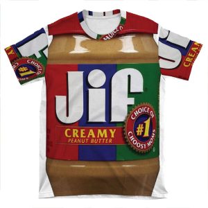Jif Peanut Butter (Extra Creamy) AOP T-shirt Tee