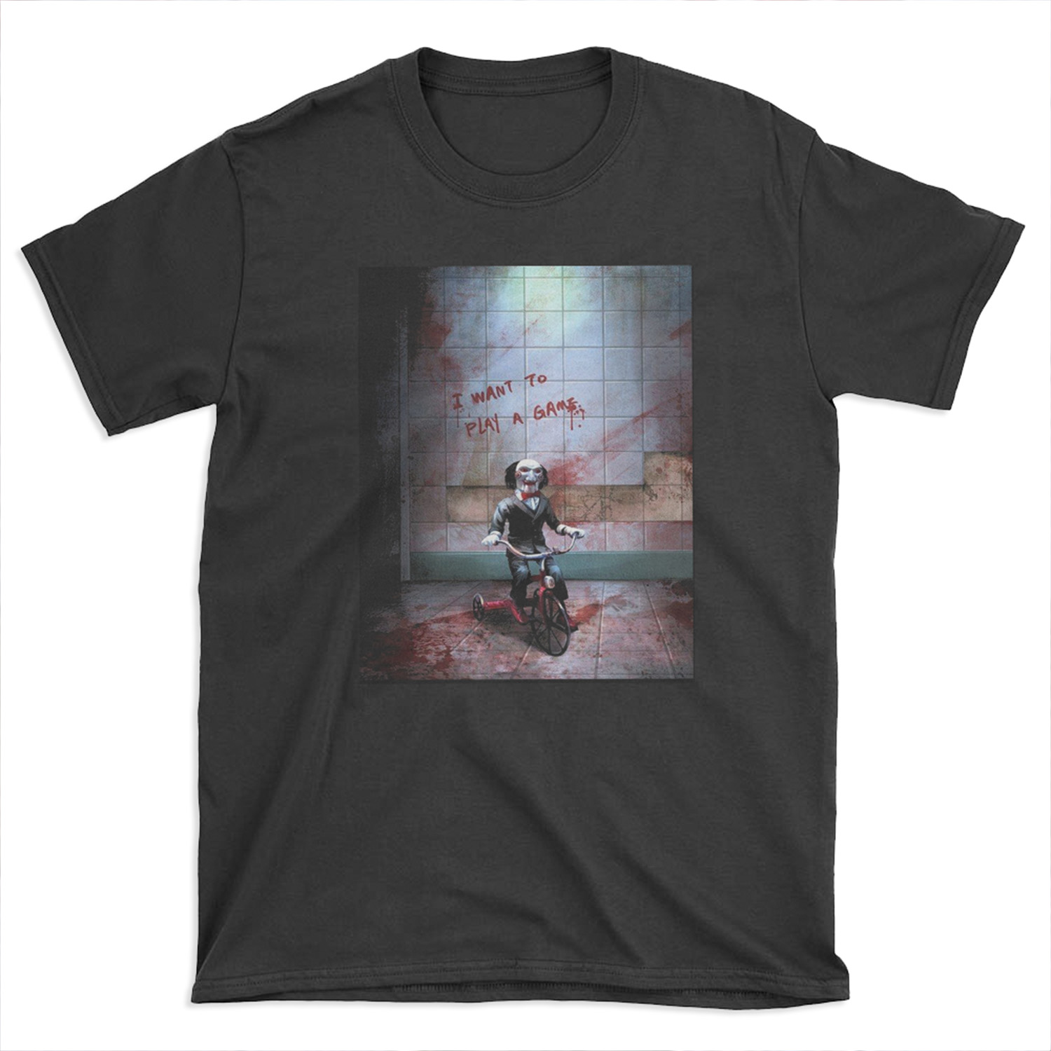 Jigsaw Want To Play A Game T-shirt Tee