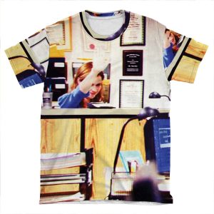 Jim & Pam Matching S - Pam AOP T-shirt Tee