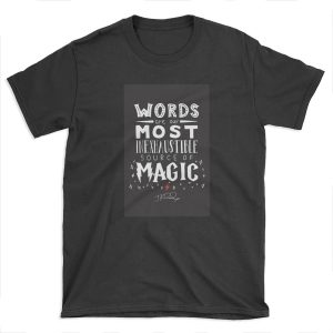 JK Rowling Magic Quote T-shirt Tee