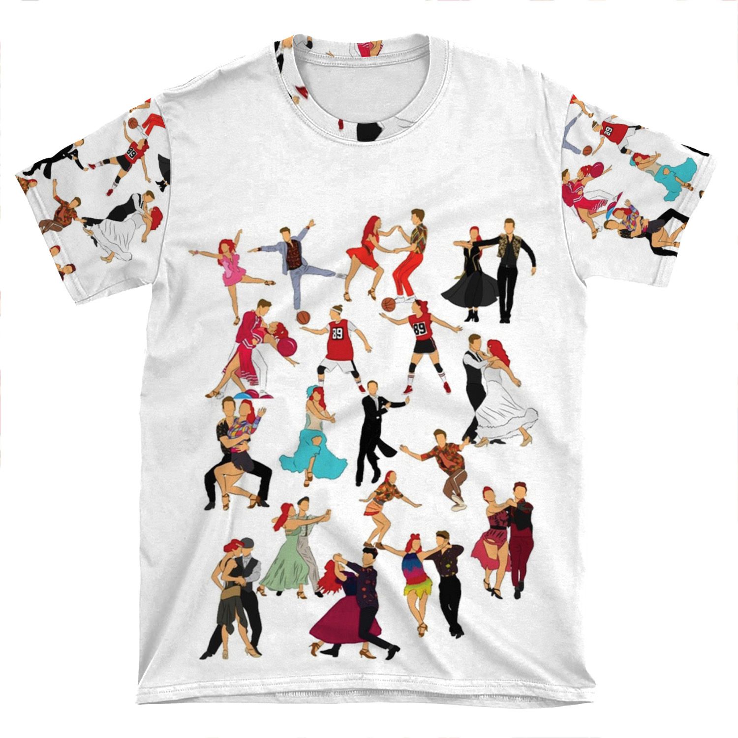 Joe Sugg And Dianne Buswell - Dances AOP T-shirt Tee