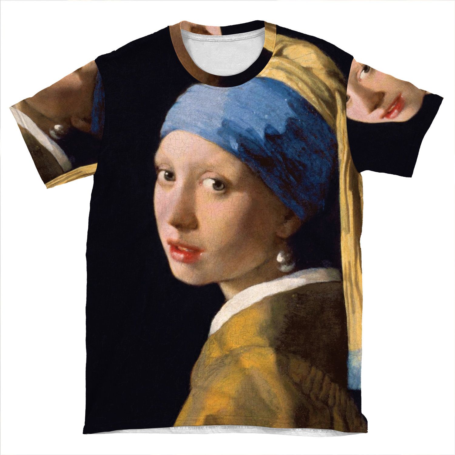 Johannes Vermeer 'Girl With A Pearl Earring' AOP T-shirt Tee