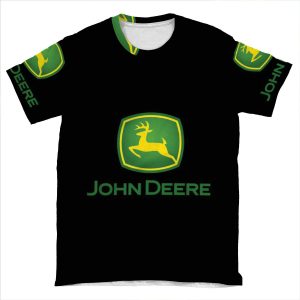 John Deere Logo AOP T-shirt Tee
