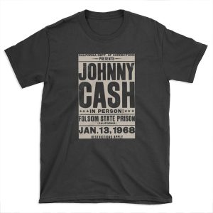 Johnny Cash Vintage Folsom Prison Concert T-shirt Tee