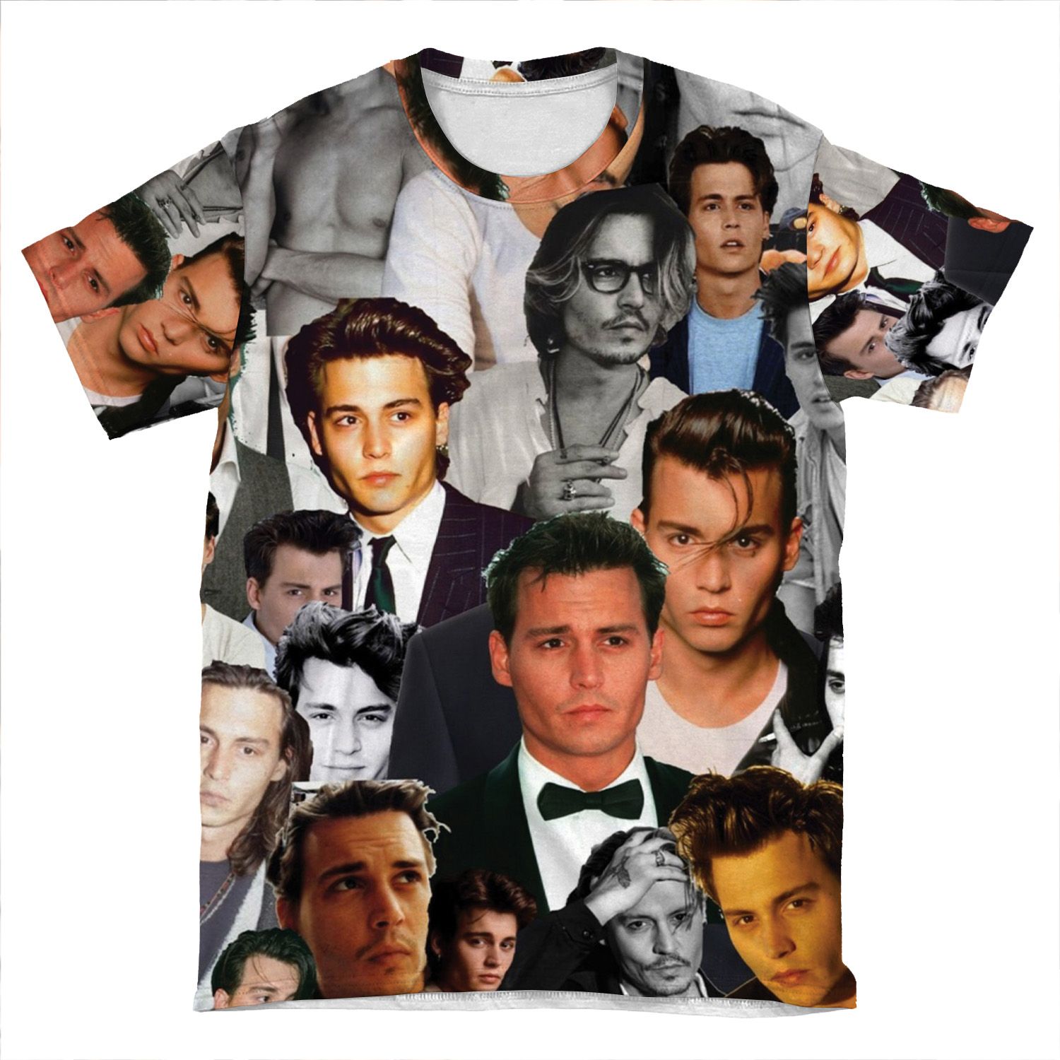 Johnny Depp Collage AOP T-shirt Tee