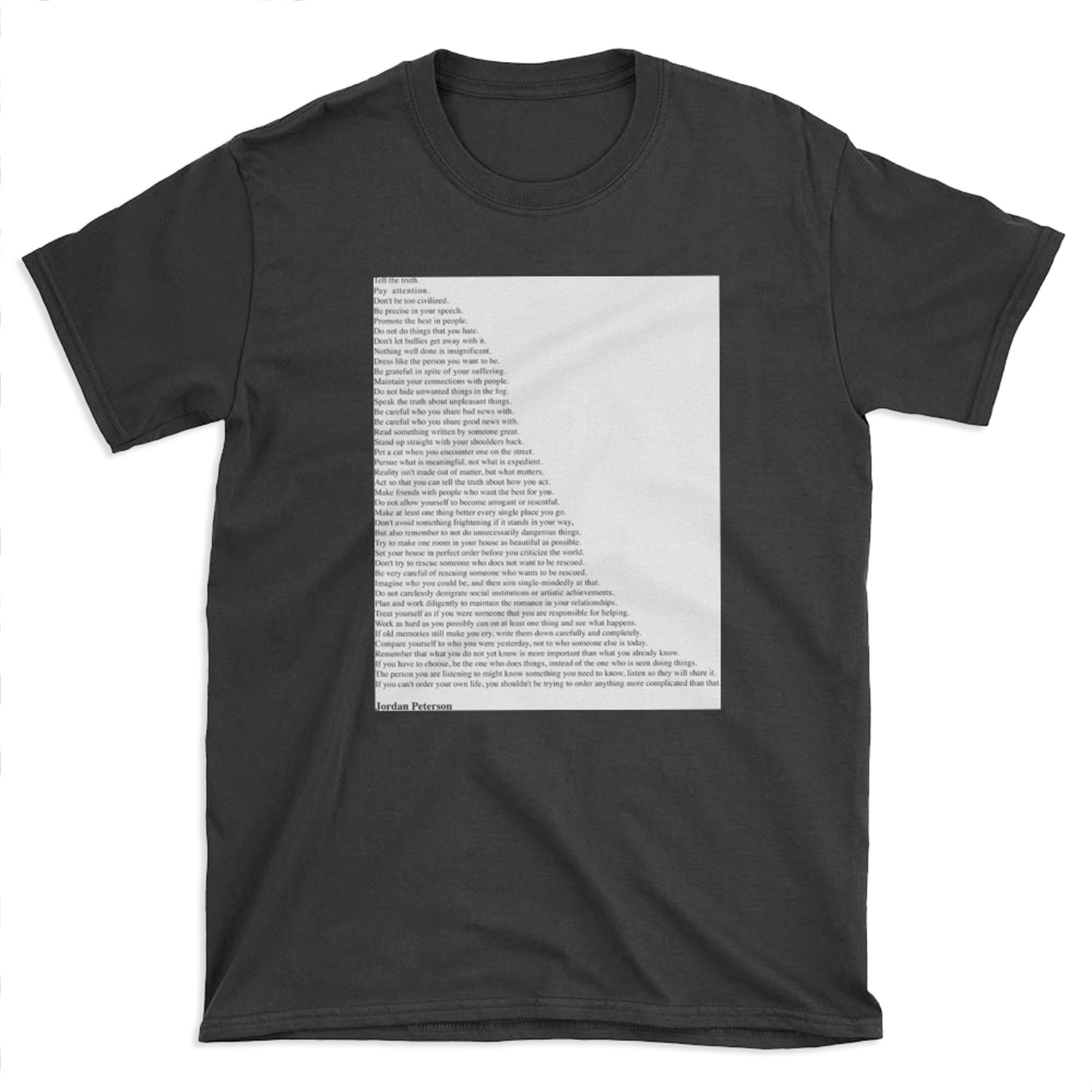 Jordan Peterson Quotes T-shirt Tee