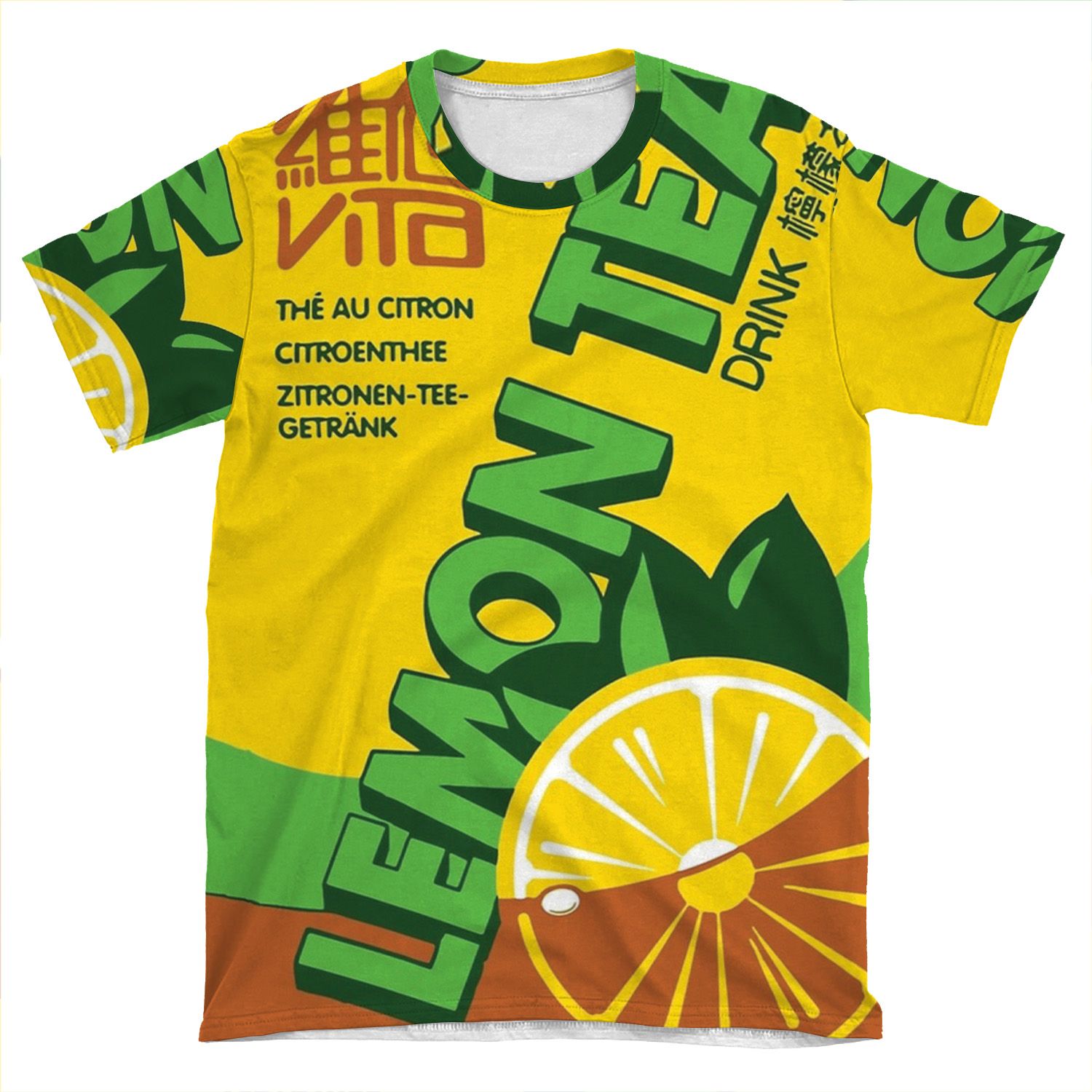 Juice Lemon Tea AOP T-shirt Tee