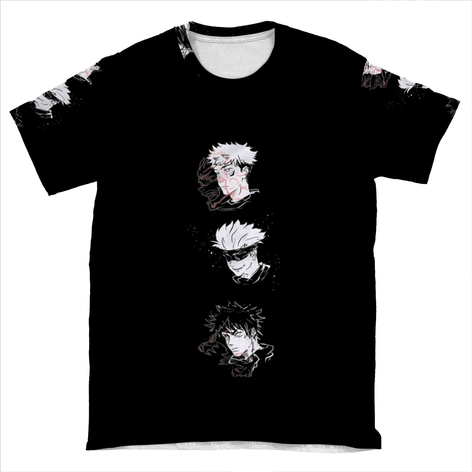 Jujutsu Trio|Jujutsu Kaisen|Sorcery Fight AOP T-shirt Tee