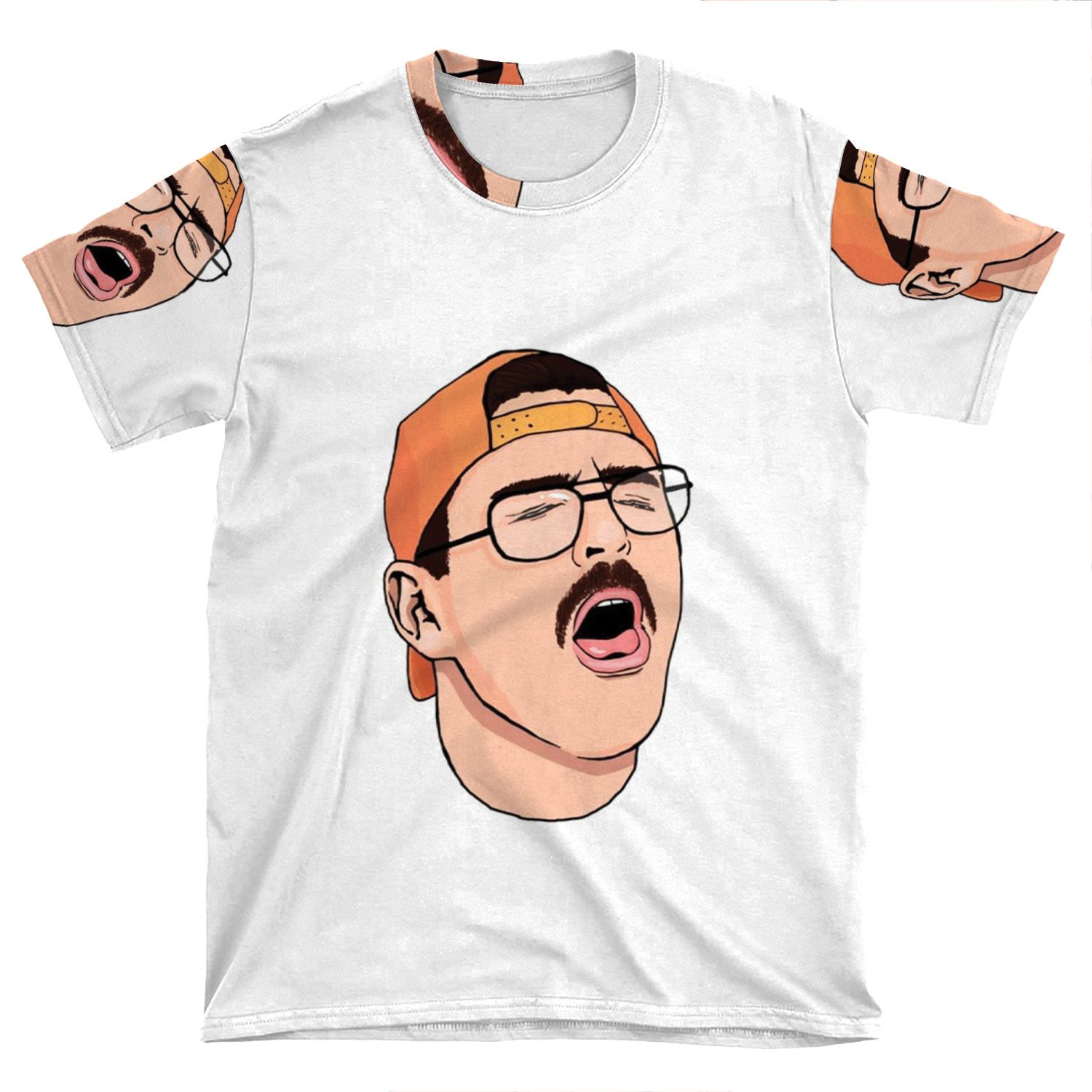 Julien Coughing AOP T-shirt Tee