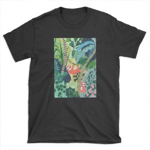 Jungle Sloth Family T-shirt Tee