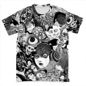 Junji Ito Collage AOP T-shirt Tee