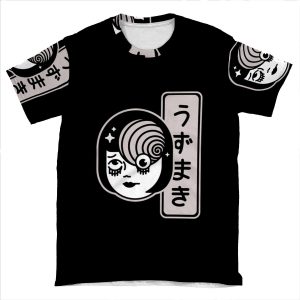 Junji Ito Uzumaki Spiral AOP T-shirt Tee