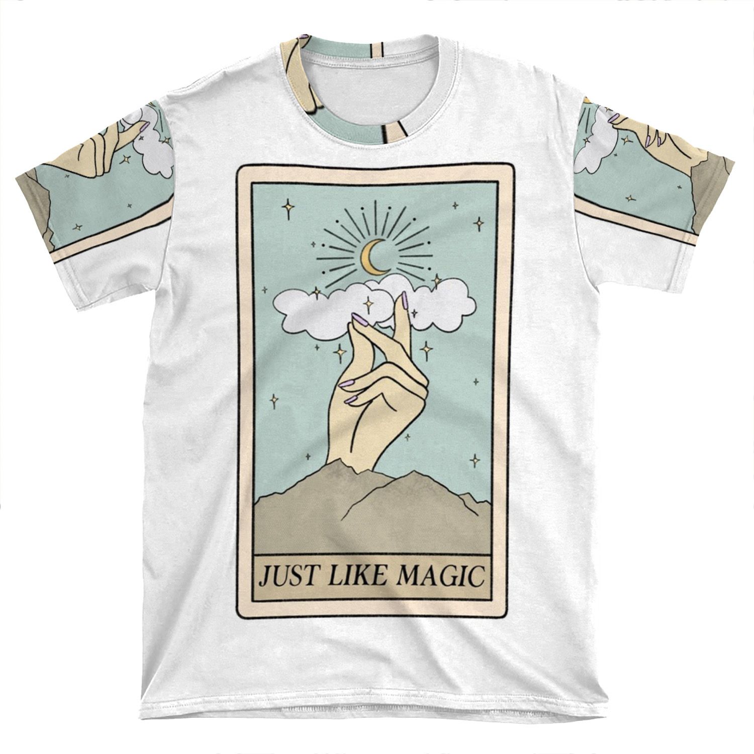 Just Like Magic Ariana Tarot Card - Shade 1 AOP T-shirt Tee