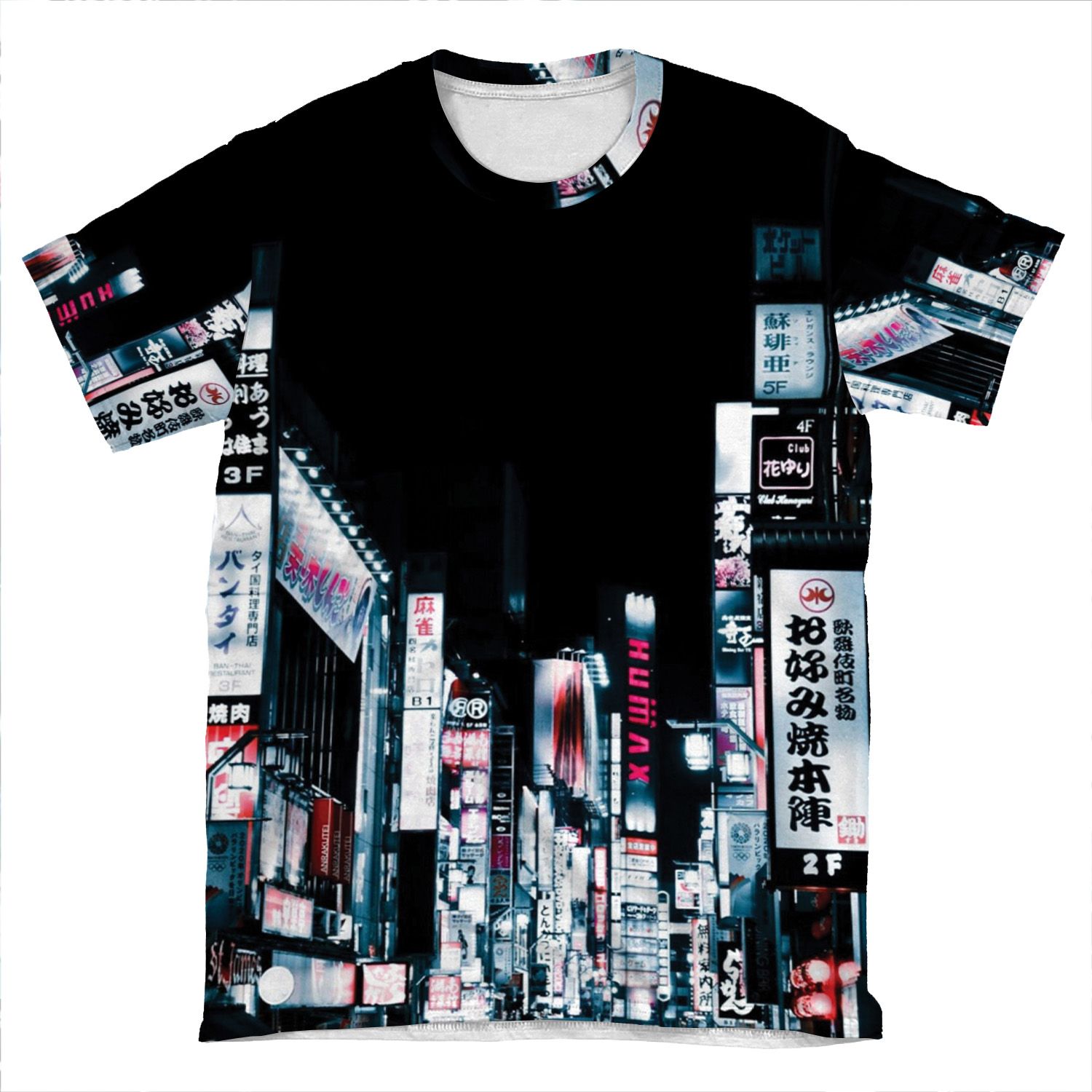 Kabukicho's Signs AOP T-shirt Tee