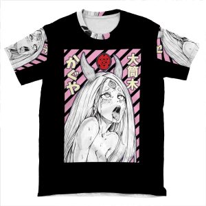 Kaguya Otsutsuki Ahegao AOP T-shirt Tee