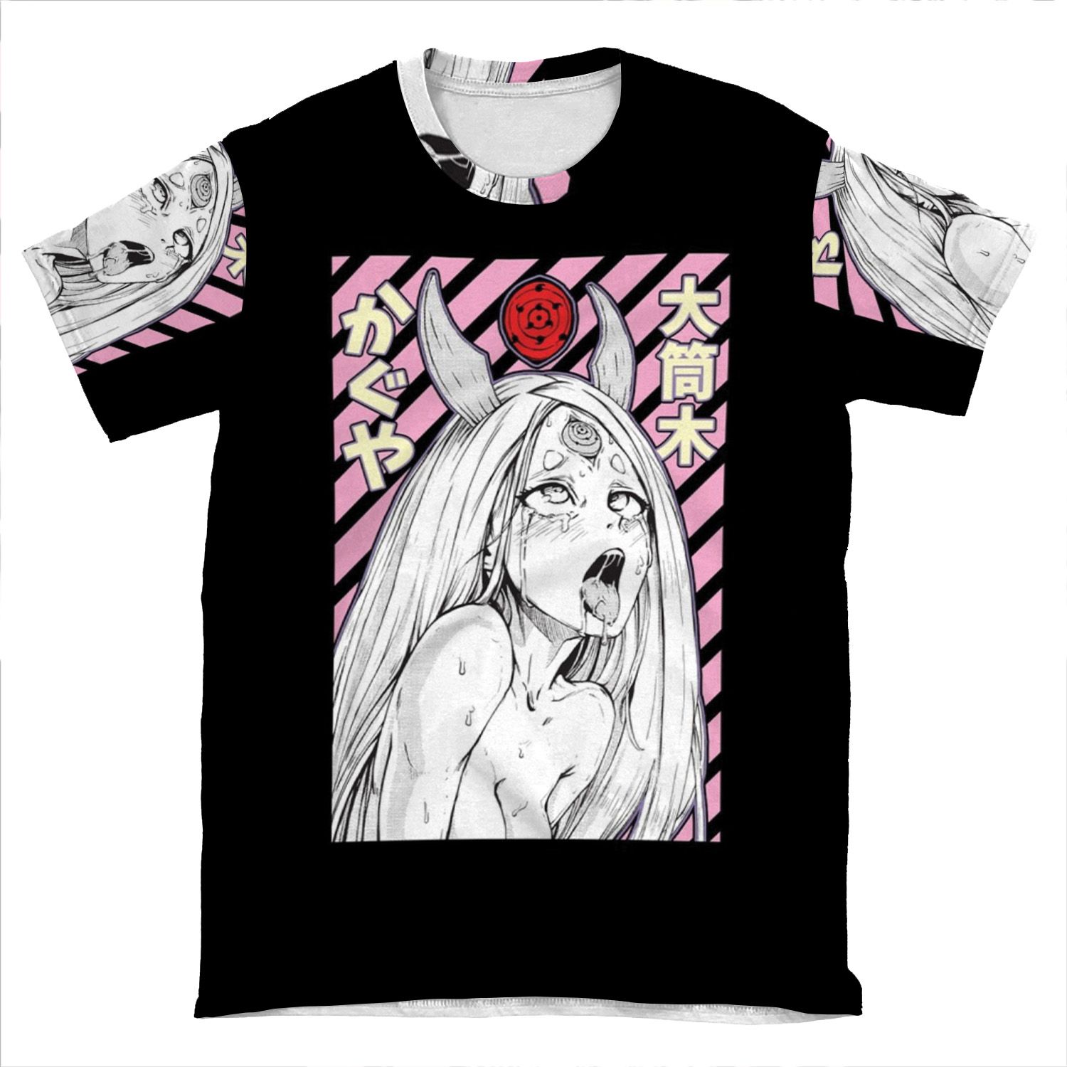 Kaguya Otsutsuki Ahegao AOP T-shirt Tee