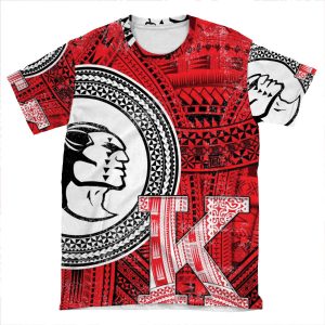 Kahuku Red Raiders AOP T-shirt Tee