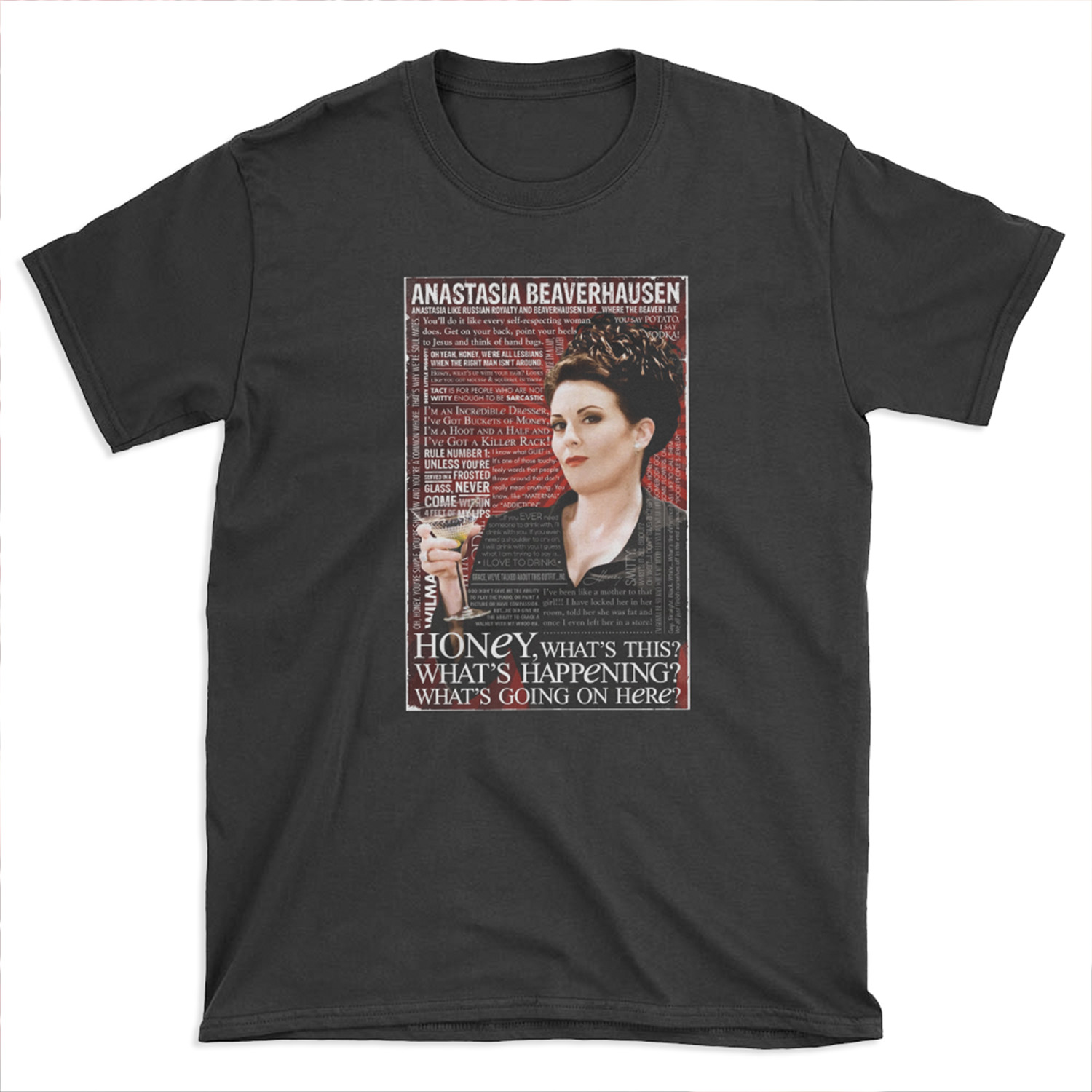 Karen Walker. Will & Grace. Campy. Gay. Drag T-shirt Tee