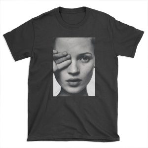 Kate Moss fashion print, Scandinavian poster T-shirt Tee