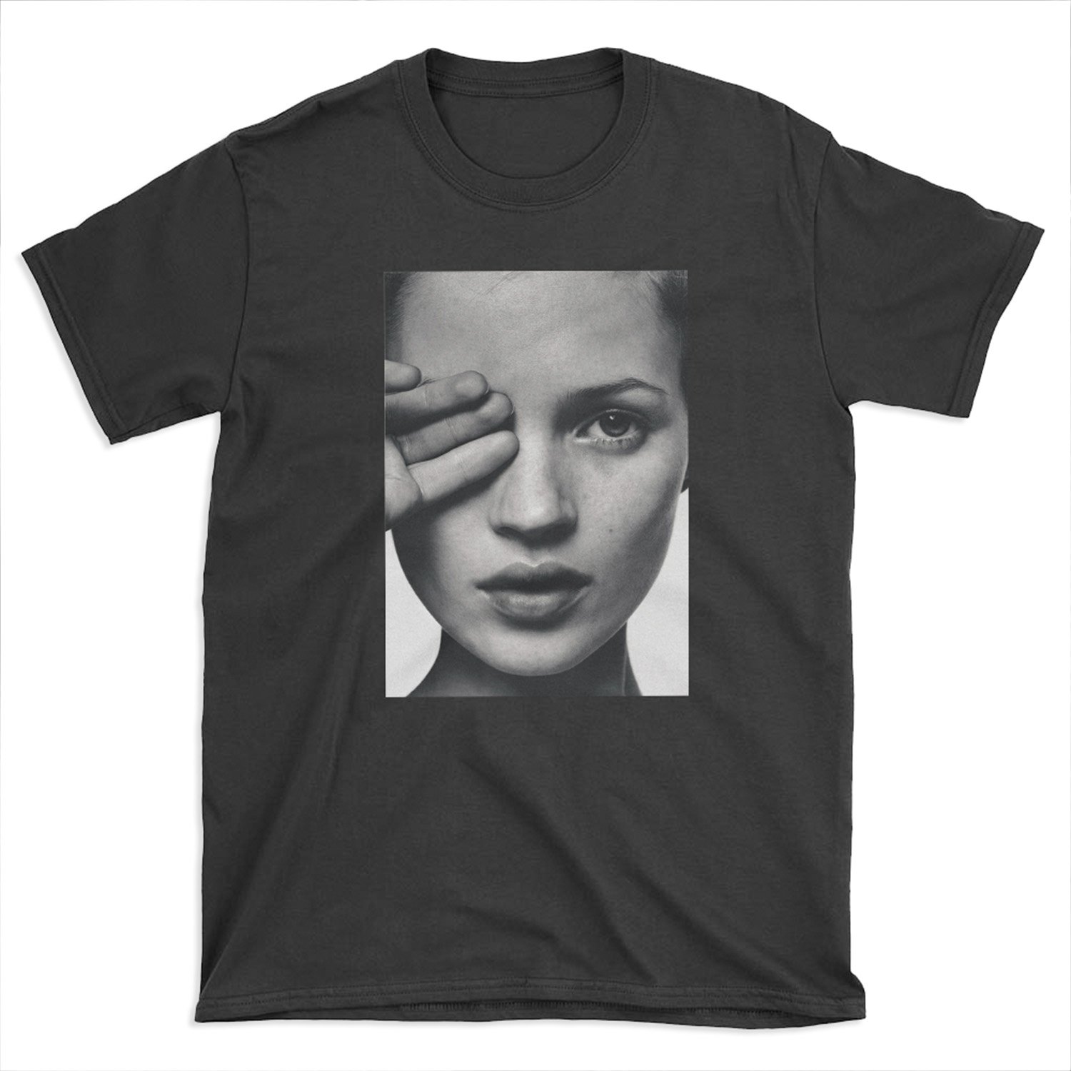 Kate Moss fashion print, Scandinavian poster T-shirt Tee