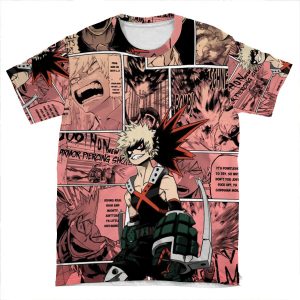 Katsuki Bakugo Phone AOP T-shirt Tee