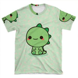 Kawaii Dinosaur AOP T-shirt Tee
