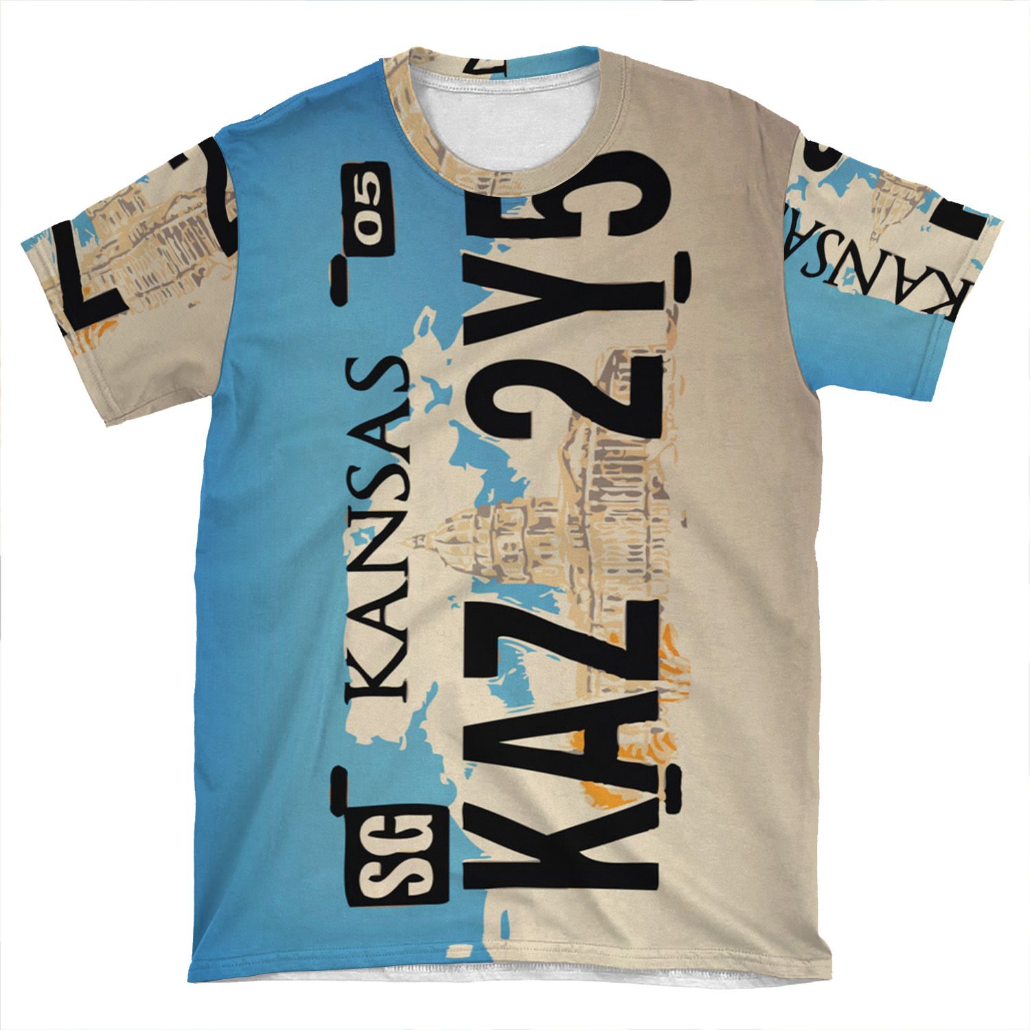 Kaz 2Y5 AOP T-shirt Tee