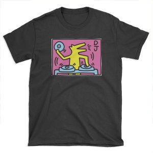 Keith Haring DJ-Figure! T-shirt Tee