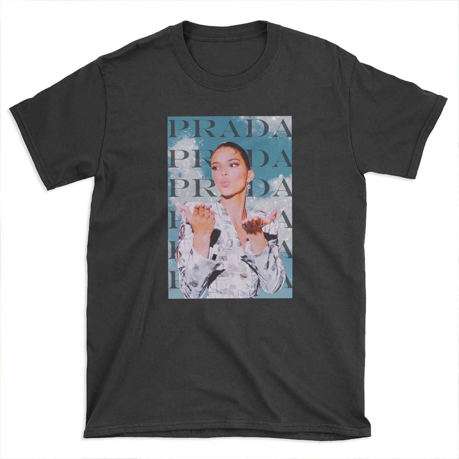 Kendall Jenner kisses T-shirt Tee