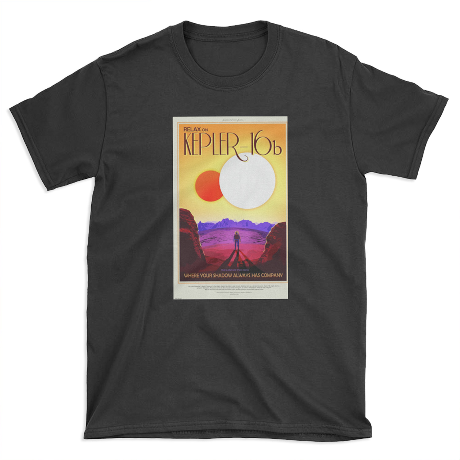 Kepler-16b - NASA/JPL Travel T-shirt Tee