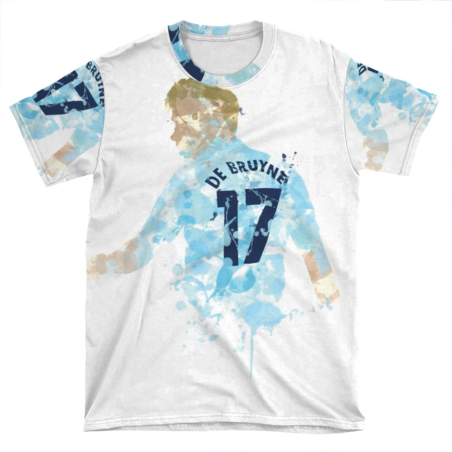 Kevin De Bruyne Manchester City Legend Art AOP T-shirt Tee