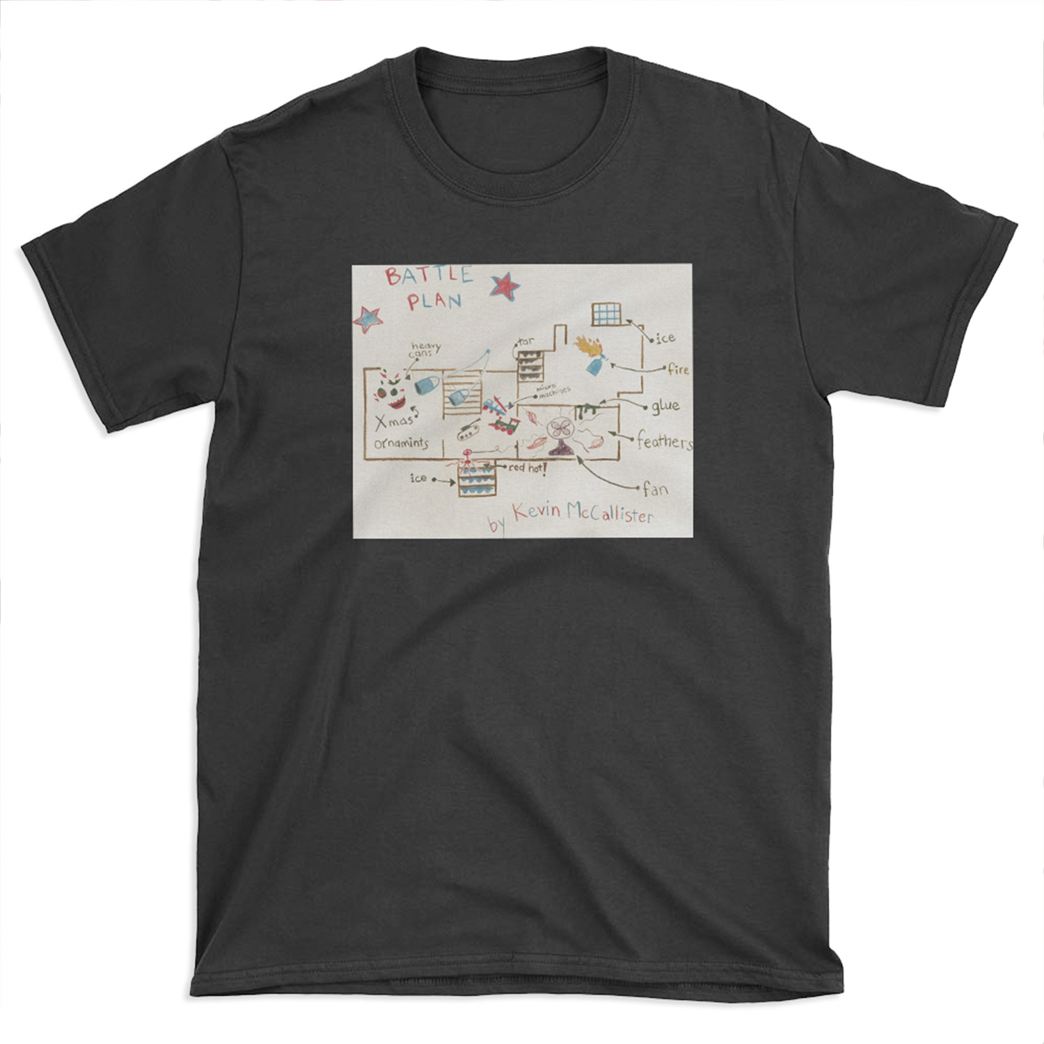 Kevin's Battle Plan T-shirt Tee