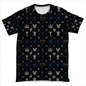 Kh Pattern AOP T-shirt Tee