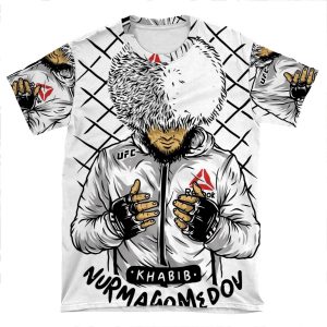 Khabib 'The Eagle' Nurmagomedov AOP T-shirt Tee