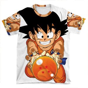Kid Goku Dbz AOP T-shirt Tee