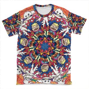Kids See Ghosts Mandala AOP T-shirt Tee