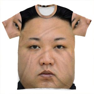 Kim Jong-Un Face On Something... :D AOP T-shirt Tee